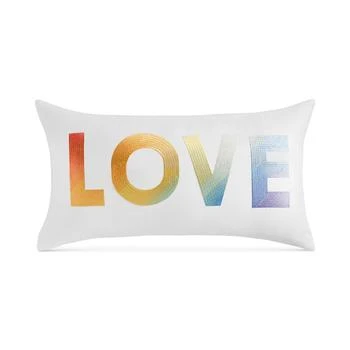 Charter Club | Love Decorative Pillow, 12" x 22",, Created for Macy's,商家Macy's,价格¥258