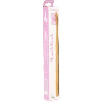The Humble Co | Medium soft bamboo toothbrush in pink,商家BAMBINIFASHION,价格¥60