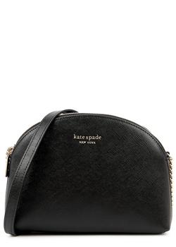 kate spade bag男包, Kate Spade | Spencer black leather cross-body bag商品图片 额外9折, 额外九折
