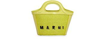 Marni | Tropicalia 酒椰皮革款迷你藤篮包商品图片,