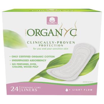 商品ORGANYC | 100% Certified Organic Cotton Panty Liner Light Flow/ Folded,商家Walgreens,价格¥30图片