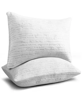 Clara Clark | Shredded Memory Foam Pillow, King, Set of 4,商家Macy's,价格¥135
