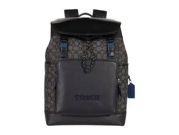 Coach | League Flap Backpack in Signature Jacquard商品图片,5.3折, 独家减免邮费