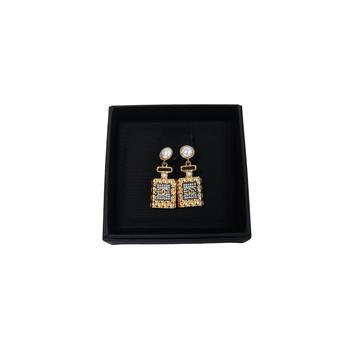 Chanel | Chanel Perfume Earrings Gold商品图片,额外9.5折, 额外九五折