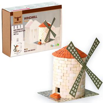 Wise Elk | Mini Bricks Construction Set Windmill, 430 Pieces商品图片,额外9.5折, 额外九五折