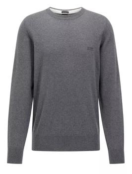推荐Hugo Boss Mens Medium Grey Pacas Logo Sweater, Size XX-Large商品