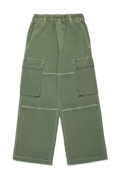 MM6 | MM6 Maison Margiela Kids Wide Leg Cargo Trousers,商家Cettire,价格¥1236