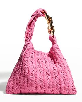 推荐Chain Knit Small Hobo Bag商品