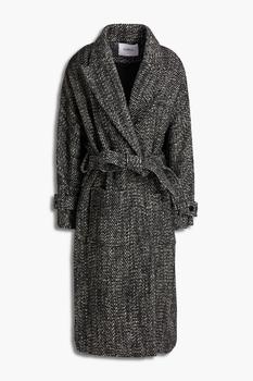 product Austin belted wool-blend bouclé-tweed coat image