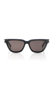 推荐Saint Laurent - Sulpice Butterfly-Frame Acetate Sunglasses - Black - OS - Moda Operandi商品