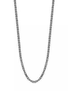推荐Byzantine Polished Silver Chain Necklace商品