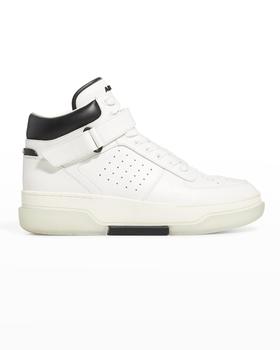 AMIRI | Men's Stadium Mid-Top Leather Sneakers商品图片,4.8折