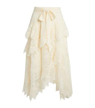 推荐Lace Tiered Midi Skirt商品