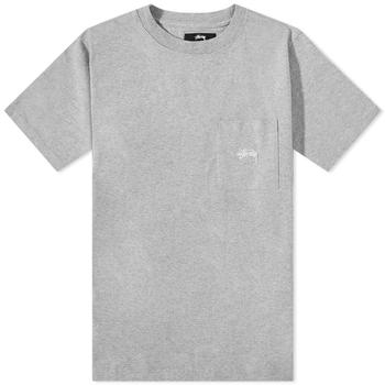 女装stussy短袖, STUSSY | Stussy Stock Logo Pocket Tee商品图片 