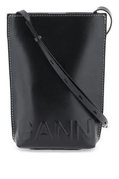 Ganni | Ganni leather crossbody bag 6.6折
