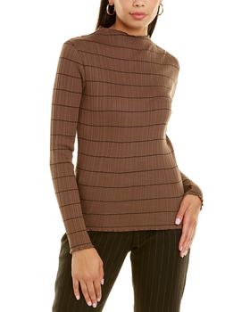 vince毛衣, Vince | Vince Variegated Stripe Mock Neck Sweater商品图片 4.7折
