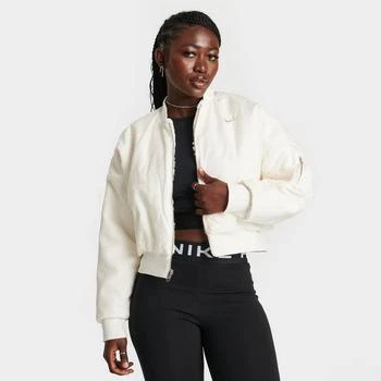 推荐Women's Nike Sportswear Reversible Faux Fur Bomber Jacket商品