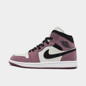 Jordan | Women's Air Jordan Retro 1 Mid SE Casual Shoes,商家Finish Line,价格¥1012