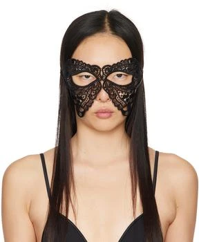 Fleur du Mal | Black Butterfly Guipure Eye Mask,商家SSENSE,价格¥761
