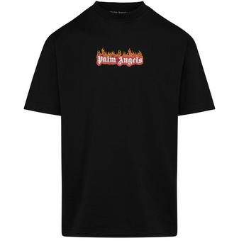 Palm Angels | Burning 带标识T恤商品图片,额外9.5折, 额外九五折