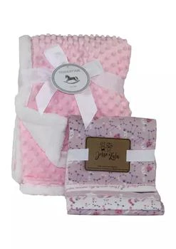 Tendertyme | Baby Girls 5 Piece Popcorn Sherpa Galaxy Blanket Gift Set,商家Belk,价格¥359