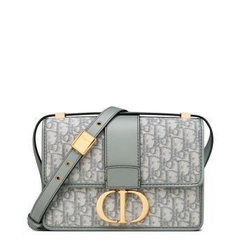 拉杆箱迪奥, Dior | 【预售3-7天】DIOR/迪奥 2021秋冬 30 MONTAIGNE系列 女士灰色斜纹提花帆布CD金属扣翻盖蒙田手提斜挎单肩包M9203UTZQ_M932商品图片 7.9折, 包邮包税