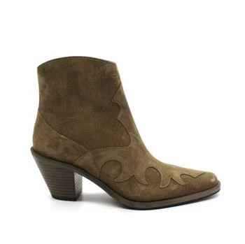Free Lance | Boots Jane 7 West Zip - Taupe - Femme,商家The Bradery,价格¥1463