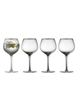 商品Lyngby | Palermo 4-Piece Gin & Tonic Glass Set,商家Saks Fifth Avenue,价格¥510图片