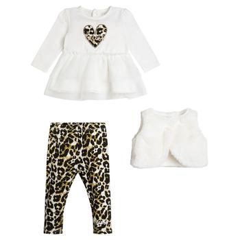 商品Baby Girls Soft Faux Fur Vest with Top and Leggings Set, 3 Piece,商家Macy's,价格¥267图片