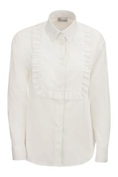 推荐RED VALENTINO Long-sleeved Shirt with Ruches商品