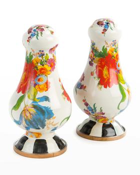 商品MacKenzie-Childs | Flower Market Large Salt & Pepper Set,商家Neiman Marcus,价格¥916图片