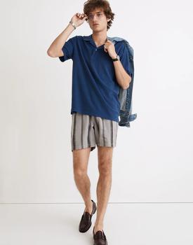 Madewell | Terry Cloth Polo Shirt商品图片,8.4折, 满$100享7.5折, 满折