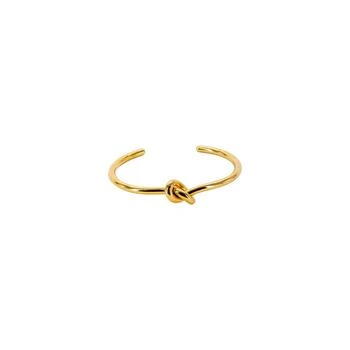 OMA THE LABEL | Philo Knot Bangle  in 18K Gold-Plated Brass,商家Macy's,价格¥599