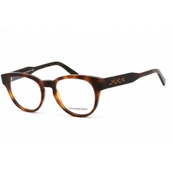 Ermenegildo Zegna | Ermenegildo Zegna Men's Eyeglasses - Full Rim Dark Havana Round Frame | EZ5174 052,商家My Gift Stop,价格¥377