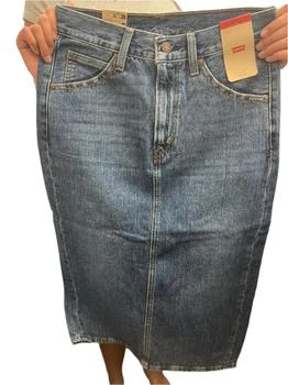 Levi's | Women's High-Rise Back Slit Skirt In Meadow Games,商家Premium Outlets,价格¥438