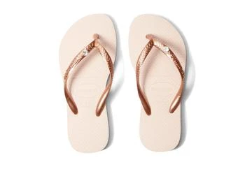 Havaianas | Slim Crystal SW II Flip Flop Sandal (Toddler/Little Kid/Big Kid),商家6PM,价格¥101