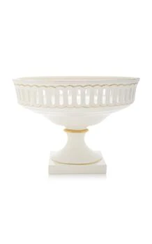 MoDA | Moda Domus - Balconata Creamware Fruit Bowl - Gold - Moda Operandi,商家Fashion US,价格¥3228