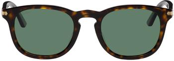 推荐Tortoiseshell Oval Sunglasses商品
