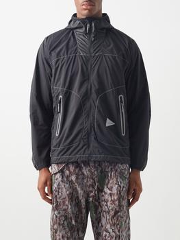 And Wander | Packaway nylon hooded jacket商品图片,