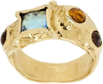 Mondo Mondo | Gold Suede Ring,商家SSENSE,价格¥2309