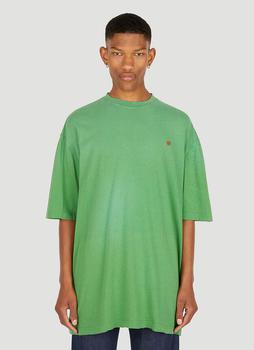 Acne Studios | Eyck Oversized T-Shirt in Green商品图片,4折