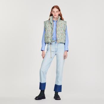 sandro外套是什么牌子, Sandro | Short padded vest and print商品图片 