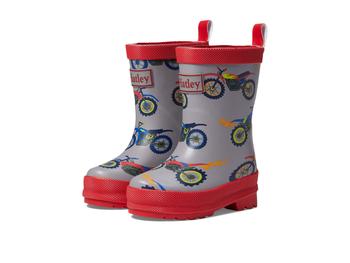 商品Hatley | Blazing Dirt Bikes Matte Rain Boots (Toddler/Little Kid/Big Kid),商家Zappos,价格¥394图片