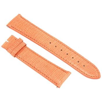 Hadley Roma | 21 MM Shiny Orange Lizard Leather Strap,商家Jomashop,价格¥259