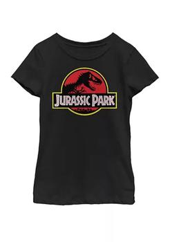 推荐Girls Distressed Original Park Logo Short Sleeve Graphic T-Shirt商品