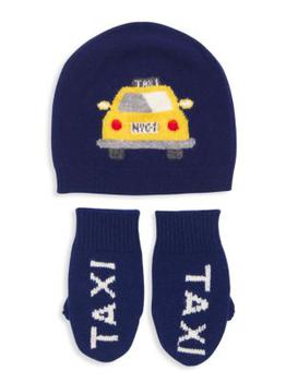 推荐Little Kid's 2-Piece Taxi Hat & Glove Set商品