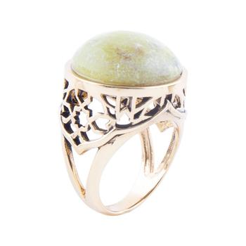 商品Barse | Flora Bronze and Genuine Canadian Jade Ring,商家Macy's,价格¥487图片