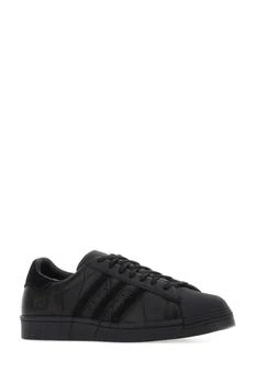 推荐Black leather Y-3 Superstar sneakers商品