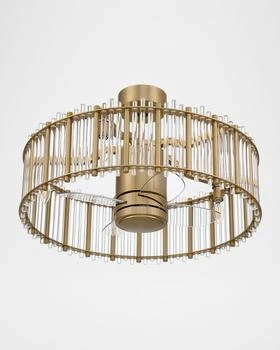 Reveal 31" Wi-Fi Ceiling Fan with LED Light Kit,商家Neiman Marcus,价格¥6213