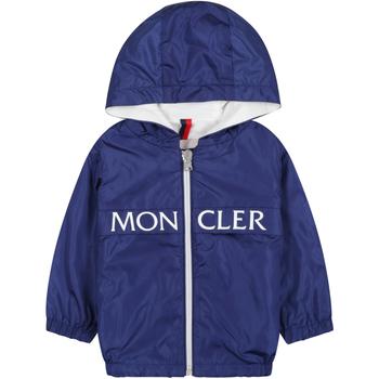 商品Moncler | Moncler Blue Windbreaker For Baby Boy With Logo,商家Italist,价格¥1958图片